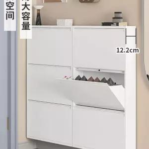 얇은 수납장 틈새 미니 2단 슬림 공간 화이트 선반 10CM 좁은 400폭