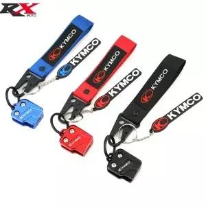 오토바이 액세서리 키 케이스 커버 쉘 및 자수 링 키체인 KYMCO DOWNTOWN 25i 200i 300i 350i DOWN300i