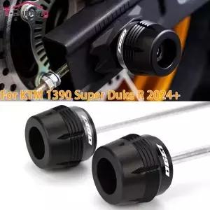 KTM 390 슈퍼 듀크 R 2024 오토바이 액세서리 프론트 액슬 휠 포크 슬라이더 충돌 방지 장치