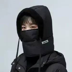 (당신의) 겨울용 오토바이 따뜻한 넥 게이터 방풍 야외 스포츠 마스크 얼굴 보호 3in 비니 캡