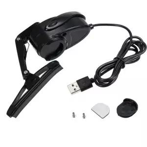 오토바이 헬멧 와이퍼 미니 전기 방수 USB 앞 유리 2W