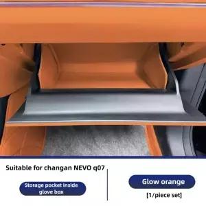 Changan NEVO Q07 자동차 부조종사 보관 주머니 글러브 박스 가죽 가방 스크래치 인테리어 주최자 액세서리