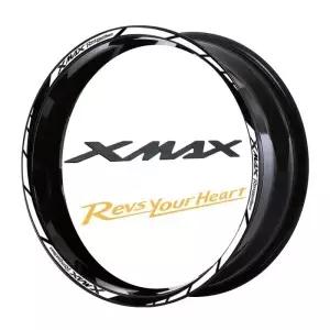 반사 휠 어 수정 스티커 허브 데칼 림 스트라이프 테이프 세트 XMAX 250 300 오토바이 액세서리