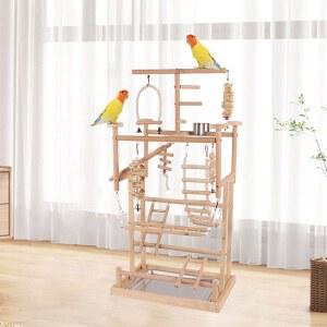 앵무새횟대 조류 놀이터 운동 사무실 사다리 앵무새 스탠드 LOVEBIRD COCKATIEL PARAKEET BLUEBIRDS 잔디 놀이