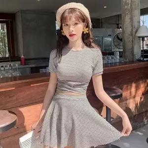 [NS홈쇼핑][샵앤] 여성 캡내장 치마바지 체형커버 2피스 모노키니 WON-WDR-WFNTLP6..