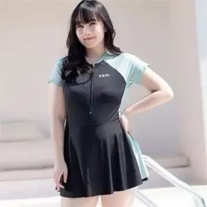 [NS홈쇼핑][샵앤] 여성 빅사이즈 캡내장 속바지 체형커버 원피스 수영복 WON-WDR-WFO7FL1..