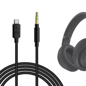 GEEKRIA USB-C 디지털-오디오 케이블 BEATS STUDIO PRO SOLO 4 /3 /2 /PRO 3 /2 MIXR 헤드폰 교체형 TYPE-C 오디오 코드(5.6피트 / 1.7M)와 호환됩니다 ㅣ4K
