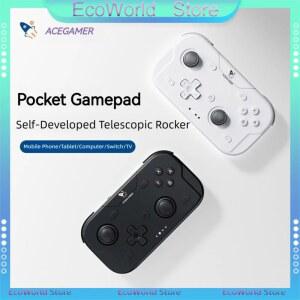 ACEGAMER 게임 패드 무선 스위치 PC 그립 게임 진동 컨트롤러 미니 휴대용 자이로 블루투스 스코프 모터 컴퓨터