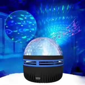 360도회전 USB 노래방 미러볼 LED 무드등 조명 파티 싸이키 스튜디오 노래방미러볼