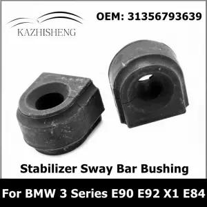 31356793639 2Pcs 자동차 프론트 서스펜션 안정기 BMW 3 E90 E92 X1 E84 용 스웨이 바 부싱 고무 슬리브