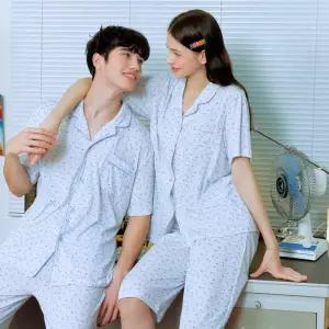 TR스판 하트 나염 남성 파자마[SEV249MS]