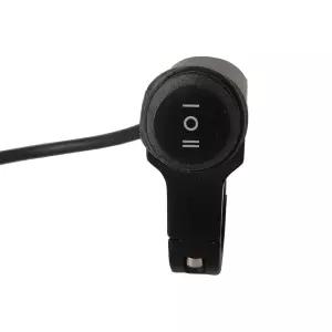 RAYANA 7/8인치 22mm 오토바이 ATV 핸들바 제어 스위치 켜기/끄기/켜기 버튼 방수 기능으로 헤드라이트
