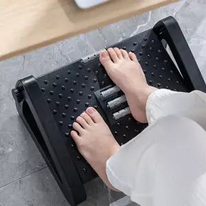 학업집중 업무몰입 바른자세 다리휴식 지압 발받침대풋레스트 의자발받침