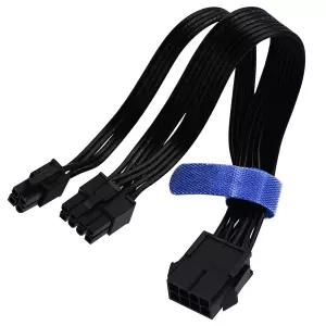 COMeap 8핀에서 CPU 전원 어댑터 ATX 마더보드용 남성 컨버터 확장 케이블 9.5인치 24cm