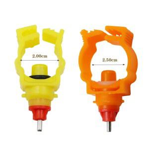 닭모이통 50PCS 치킨 식수 2025MM 버클 가금류 사육 술꾼 나사 동물 농장