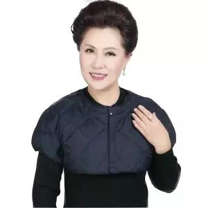 퍼펀 온열 경량 다운 어깨 워머 커버 엘더 남성 여성 겨울 방한 웨어러블 랩 숄 케이프 노화 케어 제품