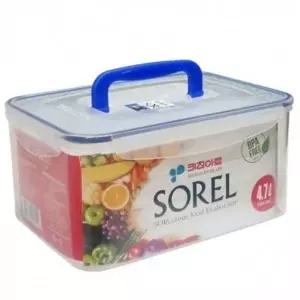 ( )대용량 스텐 밀폐용기 4.7L 반찬통 냉장고 정리 보관 김치통 다용도_25517175