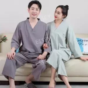 긴팔 단체복 찜질방 하의 건식 사우나옷 긴바지 찜질복 유니폼 찜질방옷 황토