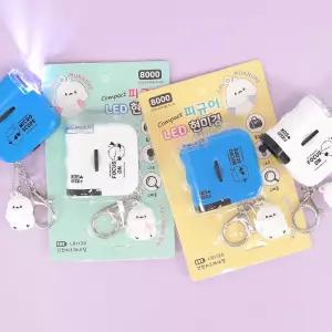 오목눈이 피규어 LED 현미경 키링 8000 1박스 6개