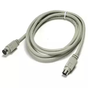 고품질 Coms PS2 연장 케이블 1.8M 2M (키보드 마우스 공용) (WDCF9B6)