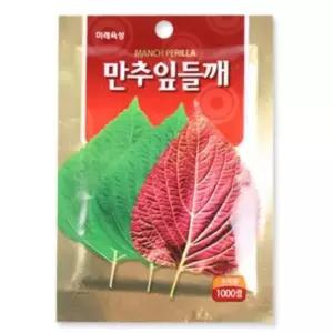 모종 텃밭 가꾸기 만추잎들깨 씨앗 1000립 씨앗재배 씨앗심기 씨앗재배 (WE462B0)