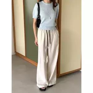 [헤레이스]린넨 밴딩 팬츠 YMSH26SS572_P427527667