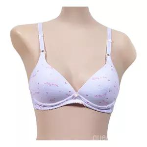 중학생 하트무늬 3단계 A컵 브라A브라 3브라 청소년 초등 노와이어 편한 가슴편한 교복 순면 저자극 여아