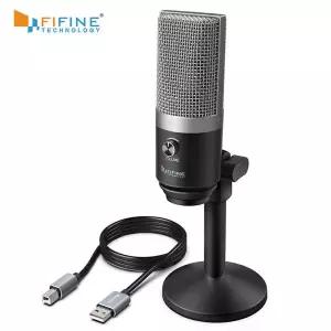 FIFINE-USB 마이크 K670, 노트북 및 컴퓨터용 마이크, 녹음, 보이스 오버, 팟캐스팅, 오디오 비디오 녹화용