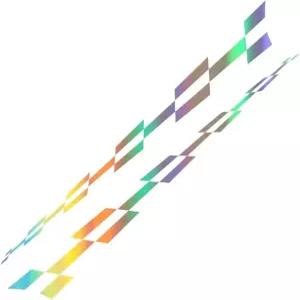 복스홀 아담 아스트라 비바 코르사 오토 그래픽 레이싱 스포츠 PVC 데칼 튜닝 액세서리(카본 )용 2PCS 차량