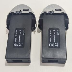 JJRC X38 브러시리스 모터 드론 쿼드콥터 기존 3.7V 1800mAh 리튬 배터리 액세서리 예비 부품 2PCS