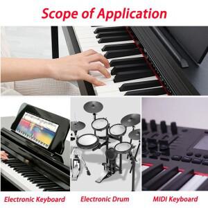 6.5mm 서스테인 페달 싱글 풋 드럼 세트 MIDI 키보드 전자 피아노용