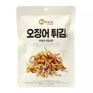리프레쉬) 오징어튀김 25g(1타 5개입)안주 술안주 간식