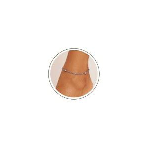 OAOMRIA 여성용 방수 발목 팔찌 변색되지 않는 진주/피가로/쿠반/스네이크 체인 여름 비치발찌 발 장신구 선물