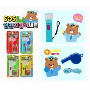 sos 안전지킴이 완구 1타 16개입방벙대놀이 경찰 경비 이놀이 역할 소꿉
