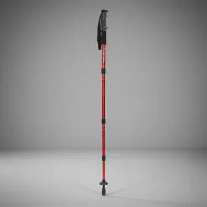 초경량 4단 접이식 등산스틱 트레킹폴 110cm 레드 충격흡수형휴대용등산스틱