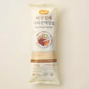 올곧 바바 귀리곤약버섯잡채 김밥 230g
