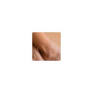 여성용 JotCa 골드 도금 보호 비즈 고급스러운 레이어 라운드 볼 발목 팔찌 진주 크로스 발찌 방수 주얼리