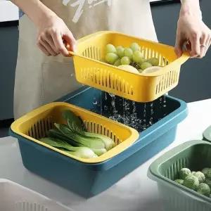 키밍 다용도 물빠짐 바스켓 싱크대 채반 세트
