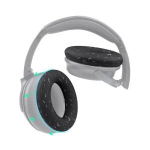 SOULWIT 실리콘 이어 패드 커버 프로텍터: 보스 콰이어트컴포트 QC15 QC25 QC2 QC35 QC45 / AE2 AE2I AE2W 사운드트루 & 사운드링크 AE 헤드폰 쿠션 땀 방지 쉽게 세탁 가능 - 블랙 h36