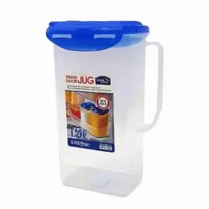 손잡이형 식수용 투명 물통 1.5L 물병용기
