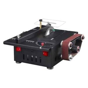 가정용 미니 테이블쏘 300W 전기 탁상톱 목공 DIY 정밀 절단기 다용도 소형 벤치톱
