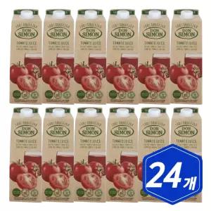 돈시몬 착즙 토마토 주스 1L x 24개 아채 쥬스 라이코펜 음료수