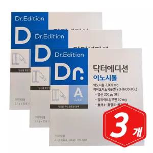 닥터에디션 이노시톨 60포 x 3개 엽산 알파락트 알부민 칼슘