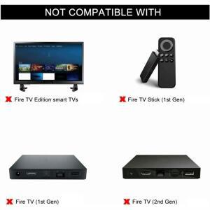 Fire TV Stick 4K Max 3세대 스틱 라이트 큐브 스마트 TV 컨트롤러용 교체용 Bluetooth 음성 원격 제어는 A
