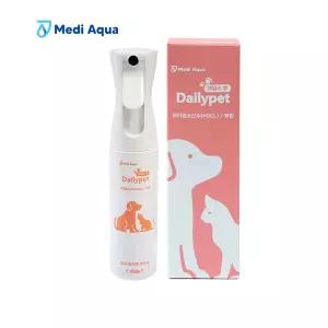 메디아쿠아 데일리펫 300ml 고급 스프레이 강아지 고양이 무향 반려동물 애완동물 펫 암모니아 배변 냄새 제거 탈취제 소독제