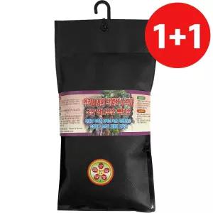 국산 1+1 건흥 걸이숯 악취제거 탈취 무향 공기정화용백탄숯 백탄숯가루 숯