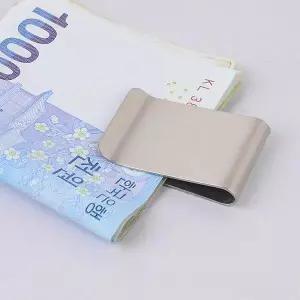 [셀러허브]1X7개 지폐클립 머니 메탈 클립 머니클립 지갑 지폐보관 심플머니클립 z4283 (S28540540)