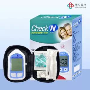 일동제약 G400 체크엔 혈당측정기 1Code 8종 구성(휴대용케이스와 건전지 등 외 포함)