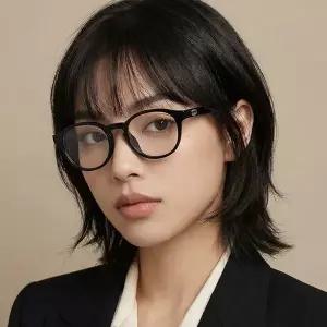 [구찌] 안경테 GG2137OK 001 명품 패션 라운드 뿔테 여자 남자 아시안핏