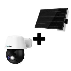 글로벌아이넷 로보뷰S10 + 24W 충전식 태양광패널 무선 배터리 와이파이 Ai 상시녹화 AOV CCTV IP카메라